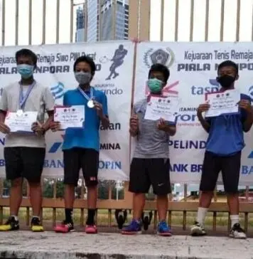 Deo Tarigan Juarai Turnamen Tenis Remaja Siwo PWI Pusat 2020