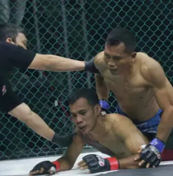Gugun Sukses Rebut Sabuk Juara Kelas Bantam OnePride MMA