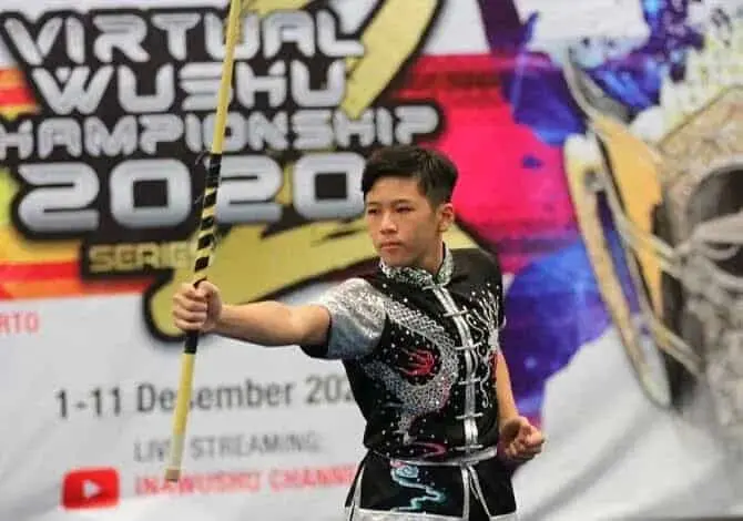 Berawal dari Film Kungfu, Kini Ariel Prawinata Bidik Pelatnas Wushu Junior Berawal dari Film Kungfu, Kini Ariel Prawinata Bidik Pelatnas Wushu Junior