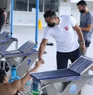 Ketum PB PRSI Anindya Bakrie Tinjau Pelatnas  Olimpiade