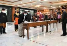 Kemenkop UKM Lantik 8 Pejabat Eselon I