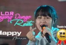 Lirik Lagu LDR Layang Donga Restu – Happy Asmara dan Artinya Lirik Lagu LDR Layang Donga Restu - Happy Asmara dan Artinya
