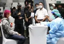 Wapres Tinjau Pemberian Vaksin Covid-19 untuk Atlet