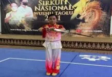 Edgar dan Harris Raih Emas Kedua Sirnas Wushu Taolu Seri I/2021
