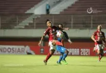 Bali United dan Persib Bandung Berbagi Angka