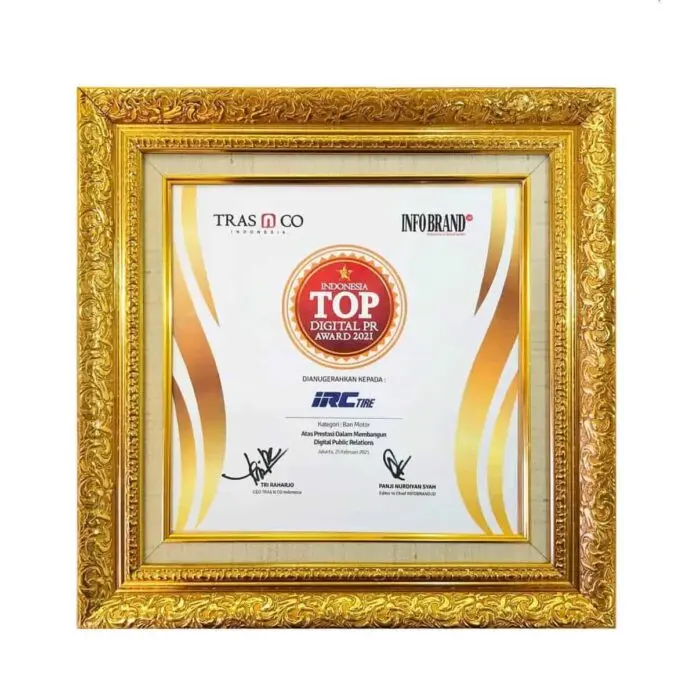 Awali Tahun 2021, IRC Raih Penghargaan Indonesia TOP Digital PR Award 2021 Awali Tahun 2021, IRC Raih Penghargaan Indonesia TOP Digital PR Award 2021
