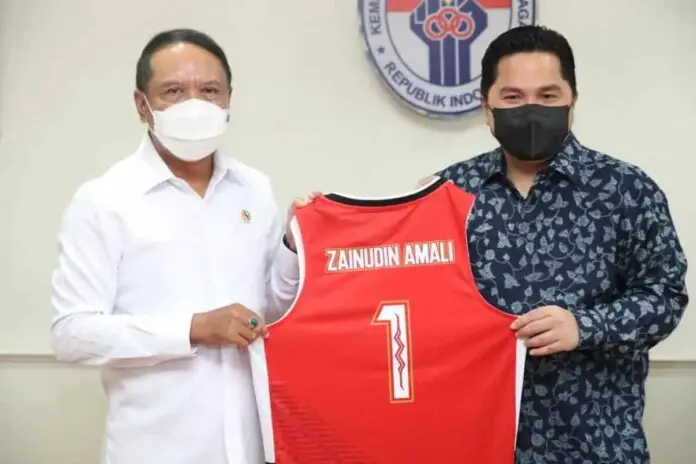 Zainudin Amali dan Erick Thohir Bahas Persiapan Tuan Rumah Piala Dunia Basket 2023 Zainudin Amali dan Erick Thohir Bahas Persiapan Tuan Rumah Piala Dunia Basket 2023