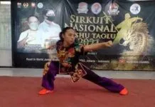 Jawa Timur Terbaik di Sirkuit Nasional Wushu Taolu Seri I/2021