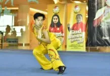 Josh Tiesto Tanto Jadi Bintang di Sirnas Wushu Taolu Seri I/2021
