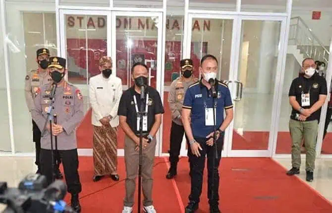Kapolri dan Menpora Tinjau Piala Menpora di solo