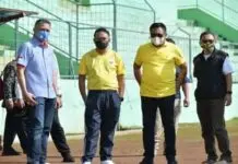 Menpora Cek Prokes Latihan Tim Peserta Piala Menpora 2021