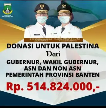 Gubernur, Wagub, ASN Hingga non-ASN Pemprov Banten, Kompak Donasi Palestina Gubernur, Wagub, ASN Hingga non-ASN Pemprov Banten, Kompak Donasi Palestina