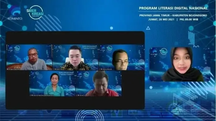 Webinar Literasi Digital Bojonegoro, Indonesia Makin Cakap Digital