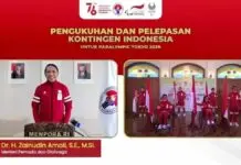 Menpora Lepas Kontingen Paralimpiade Indonesia