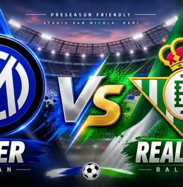 Inter vs Real Betis dalam laga uji coba pramusim 2026