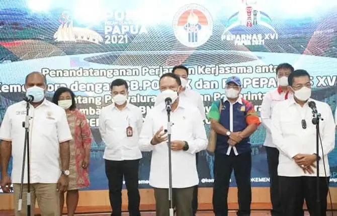 Menpora Sukses PON dan Paparnas Papua