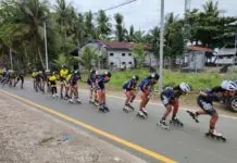Raup 13 Emas, DKI Juara Umum Sepatu Roda PON XX Papua