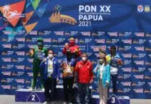 DKI dan Jatim Berbagi Emas, Renang Perairan Terbuka 5KM PON XX Papua