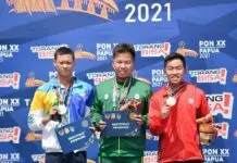 PON XX Papua, Jawa Timur Kawinkan Medali Emas Renang Perairan Terbuka 3KM
