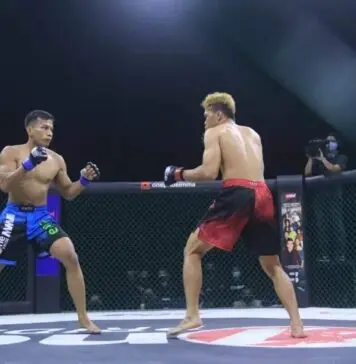 Kuncian Guillotine Choke, Bawa Laode Rebut Gelar Sabuk Interim Kelas Featherweight