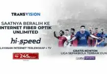 Transvision Hi-Speed, Dengan Layanan Internet Unlimited Super Cepat