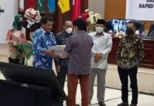 DPRD Maluku Terima Dokumen KUA-PPAS RAPBD Tahun 2022 dari Pemprov