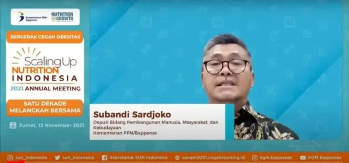 Peringatan Hari Kesehatan Nasional 2021, Bappenas Dorong Strategi Pencegahan Obesitas