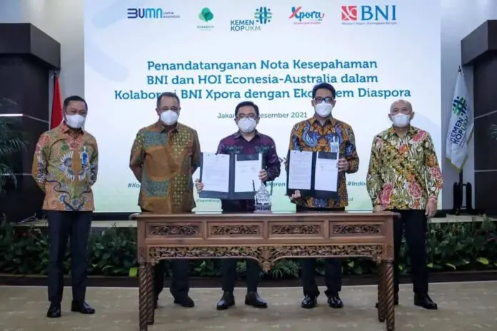 Perkuat Ekosistem Diaspora, BNI Xpora jalin kerja sama dengan House of Indonesia Econesia Perkuat Ekosistem Diaspora, BNI Xpora jalin kerja sama dengan House of Indonesia Econesia