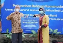 UBL Bersama Alumni dan Relawan LLDIKTI3 Berikan Bantuan Kemanusiaan Untuk Korban Bencana Alam