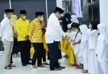 Santuni Anak Yatim, Airlangga Didoakan Jadi Presiden 2024