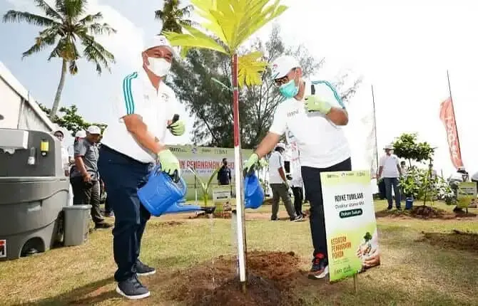 Dua Dekade APU-PPT, PPATK dan BNI Tanam Pohon Dua Dekade APU-PPT, PPATK dan BNI Tanam Pohon