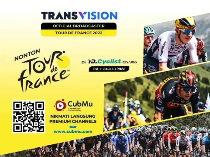 Transvision menjadi Official Broadcaster Tour de France