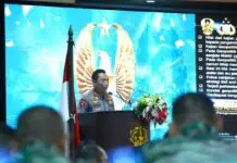 Dihadapan Dansat TNI AD, Kapolri Tekankan Sinergitas TNI-Polri Harga Mati Demi Wujudkan Indonesia Emas 2045