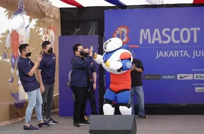 Erick Thohir Lounching Mascot FIBA world cup