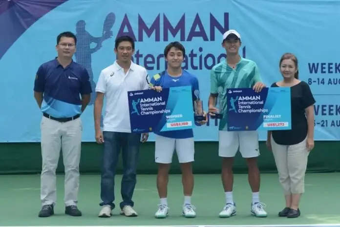 Yuta Shimizu Borong Gelar Amman Internasional Tennis Championships 2022 Yuta Shimizu Borong Gelar Amman Internasional Tennis Championships 2022