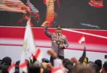 Kirab Merah Putih, Kapolri: Jaga Semangat Persatuan untuk Menuju Indonesia Emas 2045