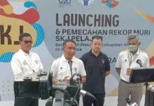 Menpora Hadiri Peluncuran dan Pemecahan Rekor MURI SKJ Pelajar Menpora Hadiri Peluncuran dan Pemecahan Rekor MURI SKJ Pelajar