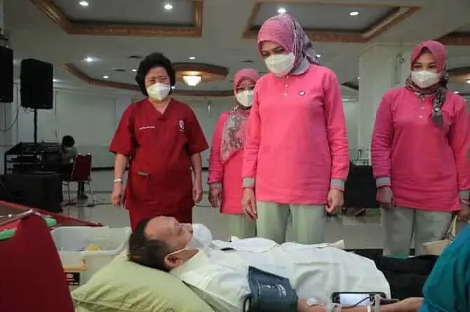 Donor darah hut ri dwp kemenpora