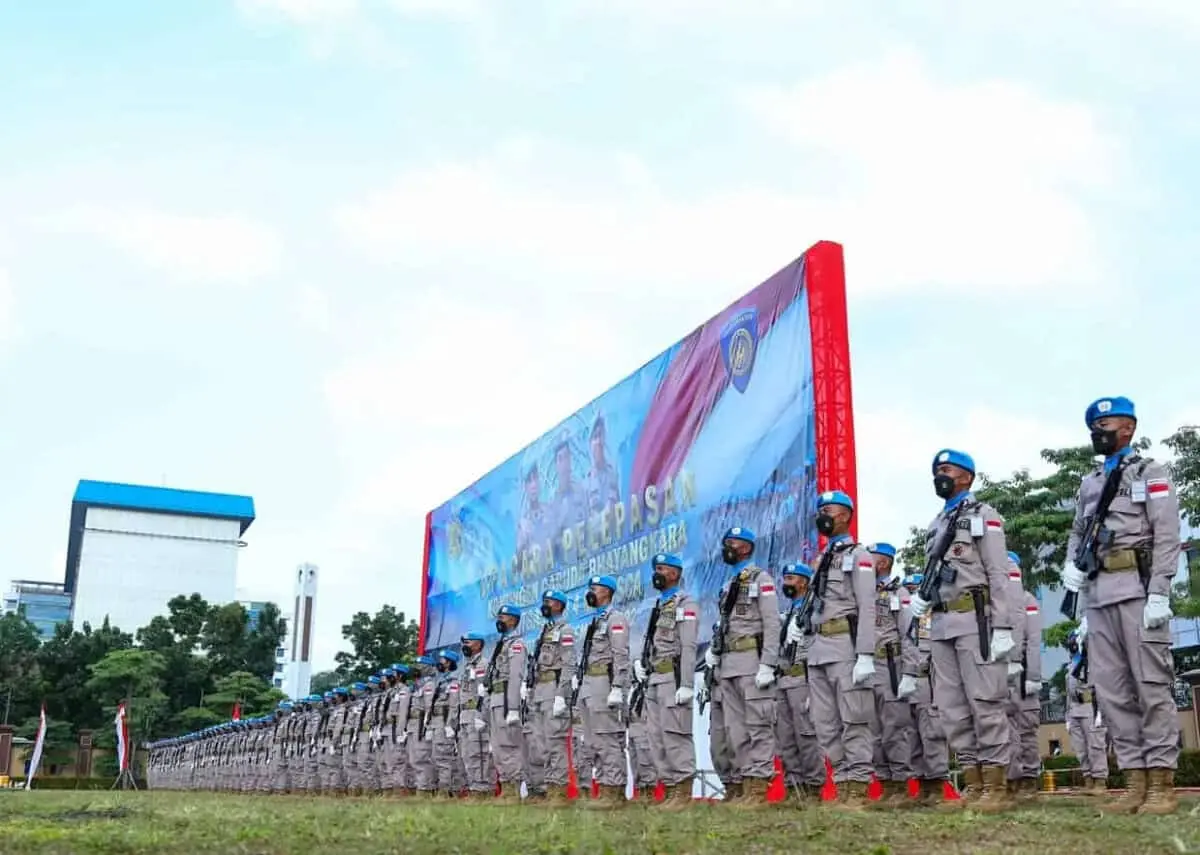 Lepas Pasukan Perdamaian PBB, Kapolri: Selalu Pedomani Tribrata dan Catur Prasetya Lepas Pasukan Perdamaian PBB, Kapolri: Selalu Pedomani Tribrata dan Catur Prasetya