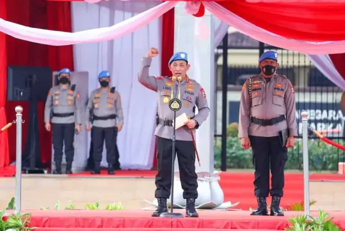 Lepas Pasukan Perdamaian PBB, Kapolri: Selalu Pedomani Tribrata dan Catur Prasetya Lepas Pasukan Perdamaian PBB, Kapolri: Selalu Pedomani Tribrata dan Catur Prasetya