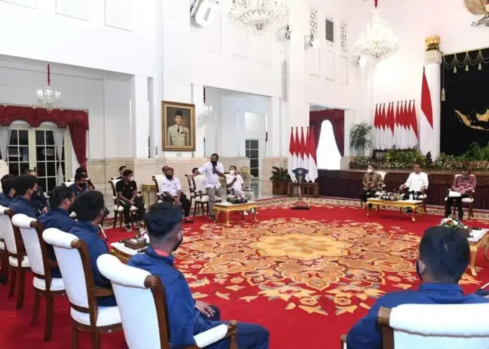 Terima PSAI, Presiden Jokowi Senang atas Prestasi Timnas Sepak Bola Amputasi Lolos ke Piala Dunia Terima PSAI, Presiden Jokowi Senang atas Prestasi Timnas Sepak Bola Amputasi Lolos ke Piala Dunia