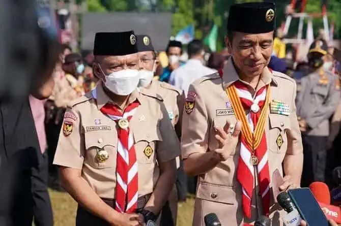 Menpora dampingi presiden di jamnas