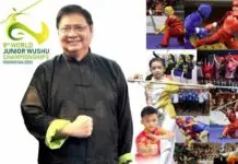 Selangkah Lebih Maju, PB WI Pimpinan Airlangga Hartarto Gelar Kejuaraan Dunia Wushu Junior