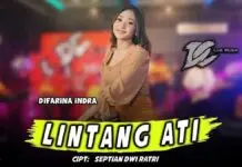 Lirik Lagu Lintang Ati - Difarina Indra