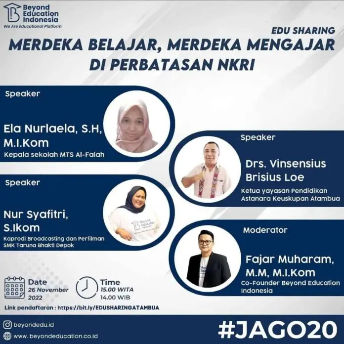 Beyond Education Indonesia Gelar Diskusi dan Sharing Merdeka Belajar di Perbatasan RI - RDTL Beyond Education Indonesia Gelar Diskusi dan Sharing Merdeka Belajar di Perbatasan RI - RDTL