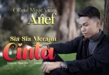 Lirik Lagu Sia Sia Merajut Cinta - Arief