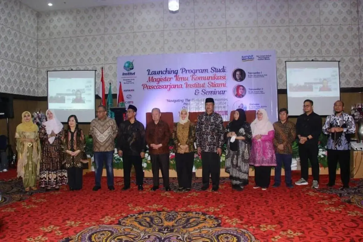 Kepala LLDIKTI Wilayah III Jakarta Resmikan Program Studi Magister Ilmu Komunikasi Institut STIAMI Kepala LLDIKTI Wilayah III Jakarta Resmikan Program Studi Magister Ilmu Komunikasi Institut STIAMI