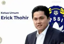 Pidato Perdana sebagai Ketum PSSI, Erick: "Kita Belum Menang"