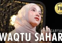 Lirik Lagu Waqtu Sahar Arab - Nissa Sabyan