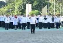 Kemenpora Gelar Apel Pagi, Tingkatkan Semangat dan Disiplin Kerja Pegawai